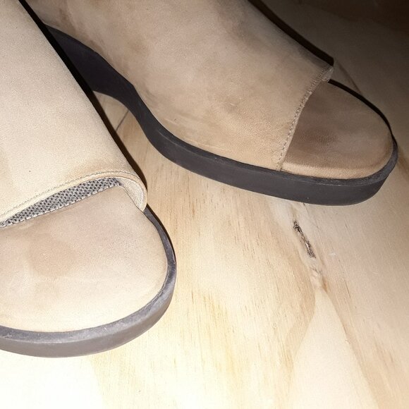 Easy Spirit open toe mules | suede leather upper | womens | Size 7 M - Picture 11 of 14